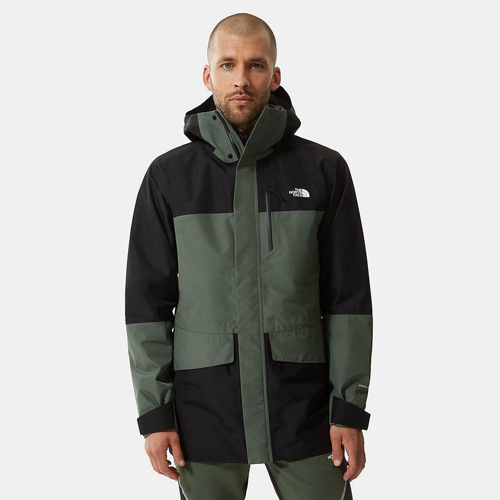 The North Face Dryzzle All-Weather Futurelight™ Ανδρικα Αδιάβροχο Μπουφάν - Πρασινο / Μαυρα (PNUB039